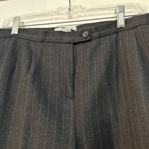 Pin striped wool slacks
